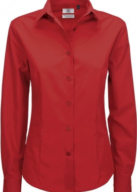 Μακρυμάνικο πουκάμισο B & C Smart LSL Women Deep Red