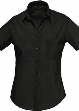 - Γυναικείο κοντομάνικο πουκάμισο Escape SOLS 16070 Black