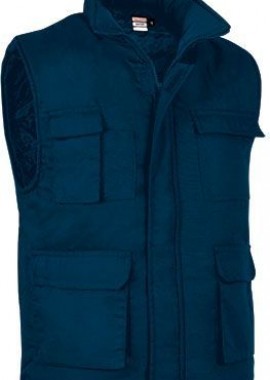 - Μπουφάν Αμάνικο Valento PRINTER Orion Navy Blue