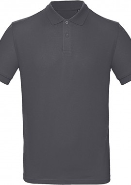 Ανδρικο Μπλουζακι Polο Inspire Organic B & C PM430 Dark Grey