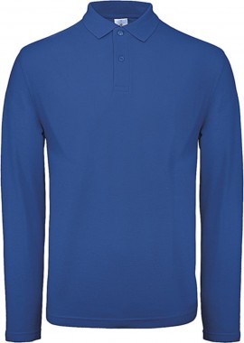 - Μακρυμανικο Ανδρικο Polo ID.001 LSL B & C PUI12 Royal Blue