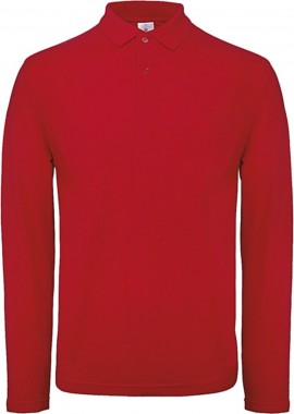 - Μακρυμανικο Ανδρικο Polo ID.001 LSL B & C PUI12 Red
