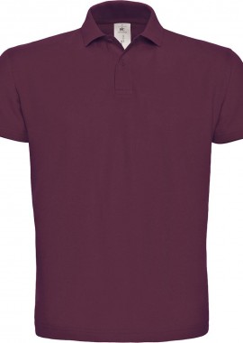 Ανδρική μπλούζα Polo Pique B & C ID.001 Wine