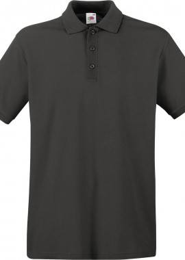 - Ανδρική μπλούζα Polo Fruit of the Loom 63-218-0 Light Graphite