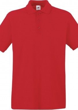 - Ανδρική μπλούζα Polo Fruit of the Loom 63-218-0 Red
