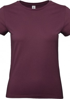 - Γυναικειο T Shirt E190 B & C TW04T Burgundy