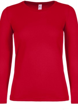 - Γυναικείο μακρυμάνικο T- Shirt B & C TW06T Red