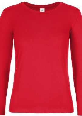 - Γυναικείο μακρυμάνικο T- Shirt B & C TW08T Red