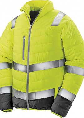 - Ανδρικο Μπουφαν Εργασιας Soft Padded Safety Result R325M Fluo Yellow/Grey
