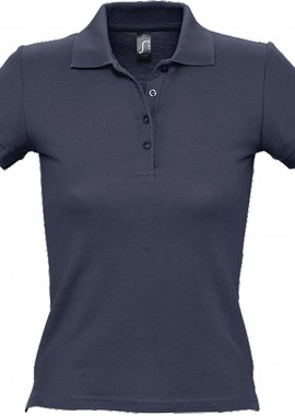 - Γυναικείο πόλο πικέ People SOLS 11310 Navy