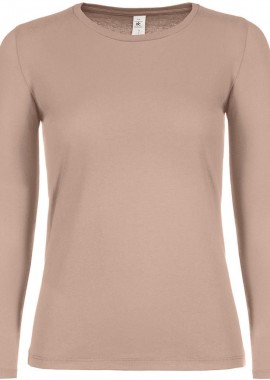 - Γυναικείο μακρυμάνικο T- Shirt B & C TW06T Millennial Pink