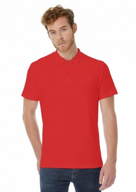 - Ανδρική μπλούζα Polo Pique B & C ID.001 Red