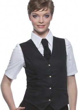 Γιλεκο Σερβιτορας Waistcoat Lena Karlowsky WF 2 Black