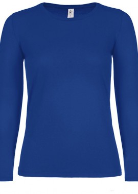 Γυναικείο μακρυμάνικο T- Shirt B & C TW06T Royal Blue