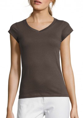 Γυναικείο T-shirt Moon SOLS 11388 Dark Grey