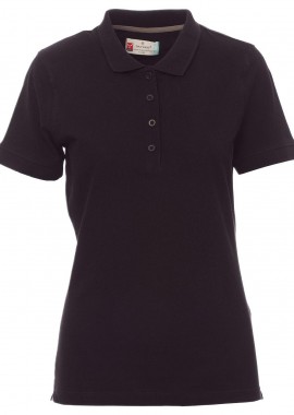 VENICE Γυναικείο μπλουζάκι πόλο PAYPER 02000370 Black