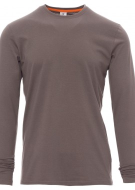 PINETA Μπλουζάκι με μακριά μανίκια PAYPER 02000408 Dark Grey