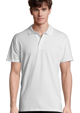 - Ανδρικό πόλο πικέ Spring II SOLS 11362 White