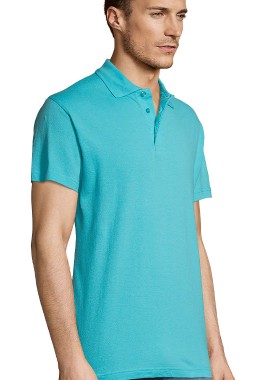 - Ανδρικό πόλο πικέ Summer II SOLS 11342 Atoll Blue