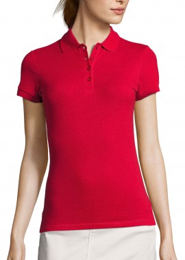 - Γυναικείο πόλο πικέ Passion SOLS 11338 Red