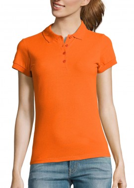 - Γυναικείο πόλο πικέ Passion SOLS 11338 Orange