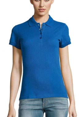 Γυναικείο πόλο πικέ Passion SOLS 11338 Royal Blue