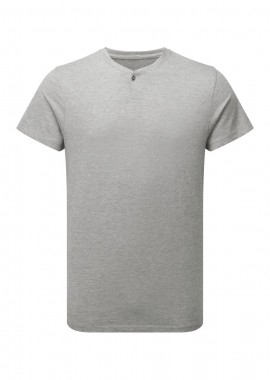 Ανδρικό T-shirt με κουμπί PREMIER PR219 Comis Grey Melange