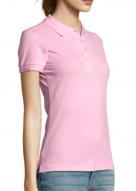 - Γυναικείο πόλο πικέ Passion SOLS 11338 Pink