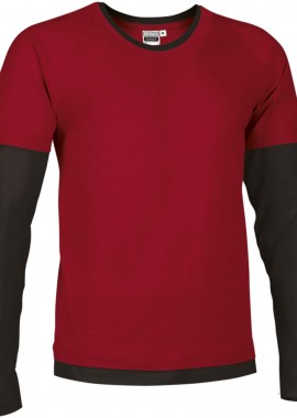 - T-Shirt DENVER Valento CAVADENRN Lotto Red-Black