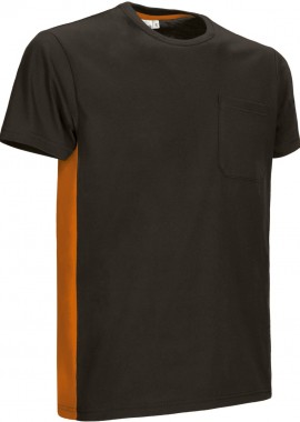 - T-Shirt THUNDER Valento CAVATHUNN Black-Party Orange
