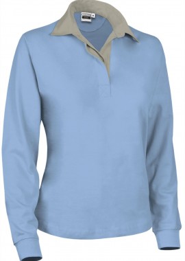 Γυναικείο μπλουζάκι πόλο ράγκμπι AVANT Valento RGVAMMLCL Sky Blue