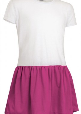 Παιδικό φόρεμα SUNNY Valento VEVASUNBM_kids White-Magenta Pink