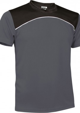 Τεχνικό T-Shirt MAURICE Valento CAVAMAUGB_kids Charcoal Grey-White-Black