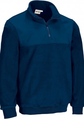 - Πουλόβερ Fleece WILLIE Valento JEVAWILMR Orion Navy Blue