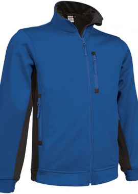 Μπουφάν Softshell PEAK Valento CQVAPEAYN Royal Blue-Black