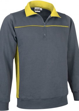 - Φούτερ THUNDER Valento SUVATHUGA Cement Grey-Lemon Yellow
