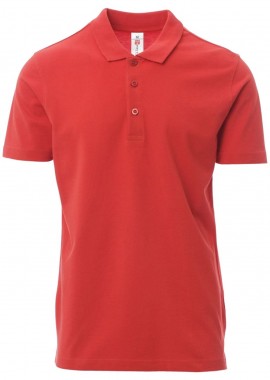 - Κοντομάνικη μπλούζα ROME Polo PAYPER 02000466 Red