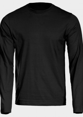 - Μπλουζάκι με μακριά μανίκια KAOS STENSO 02002314 Black