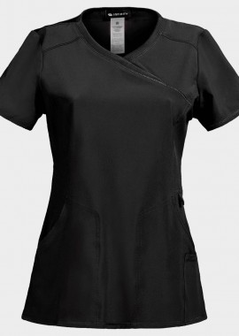 - Γυναικεία ιατρική μπλούζα WRAP CKE2625A CHEROKEE 08001880 Black