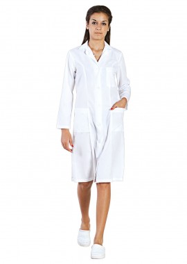 Γυναικεία Ιατρική ποδιά M6 BEUNIQUE 20802001 White