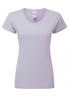 - Γυναικείο T-Shirt Iconic 195 Ringspun Premium Fruit of the Loom 61-424-0 Soft Lavender