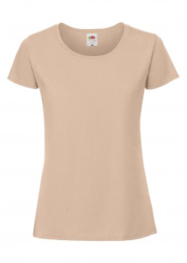 Γυναικείο T-Shirt Iconic 195 Ringspun Premium Fruit of the Loom 61-424-0 Desert Sand