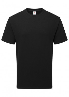 Pure Cotton T-Shirt Fruit of the Loom 061362 Black