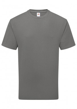Pure Cotton T-Shirt Fruit of the Loom 061362 Light Graphite