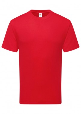 Pure Cotton T-Shirt Fruit of the Loom 061362 Red