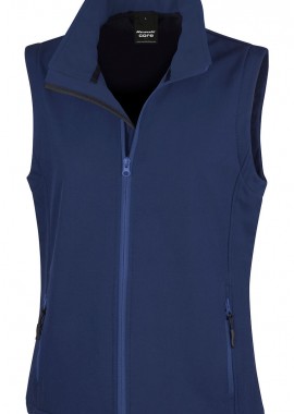 Γυναικείο Printable Softshell Bodywarmer Result Core R232F Navy/Navy