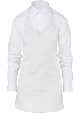 - Γυναικεία Ποδιά Λαιμού Bern V-Neck με Τσέπη SG Accessories - BISTRO JG23 White
