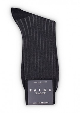 Falke - Κάλτσες ανδρικές Falke Μαύρο 3030 14648-SHADOW 100