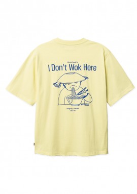 ΑΝΔΡΙΚΟ T-SHIRT WOODBIRD BAINE WOK ΜΕ ΤΥΠΩΜΑ ΚΙΤΡΙΝΟ