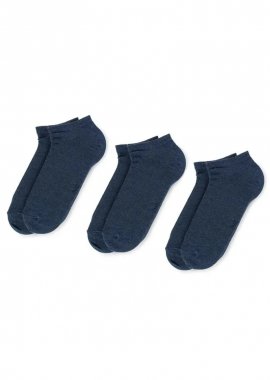 CAMEL ACTIVE - ΑΝΔΡΙΚΕΣ ΚΑΛΤΣΕΣ CAMEL ACTIVE 3-PACK SNEAKER BASIC ΜΠΛΕ